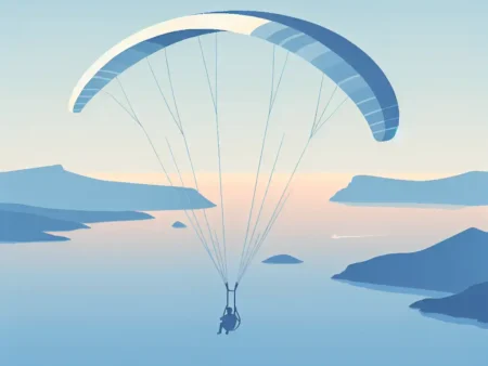 Paragliding di Laut Aegea: Sensasi Terbang di Atas Laut yang Tenang