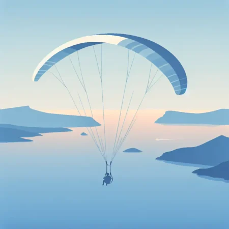 Paragliding di Laut Aegea: Sensasi Terbang di Atas Laut yang Tenang