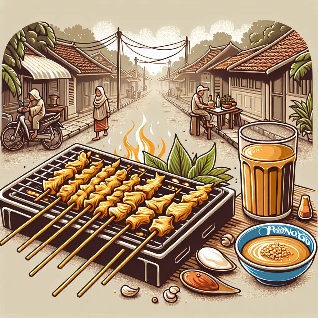 Menyantap Sate Ayam Ponorogo: Kelezatan Daging Ayam dengan Bumbu Kacang Khas