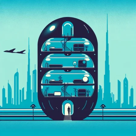 Menginap di Hotel Berbentuk Kapsul di Dubai: Tidur dalam Inovasi Futuristik